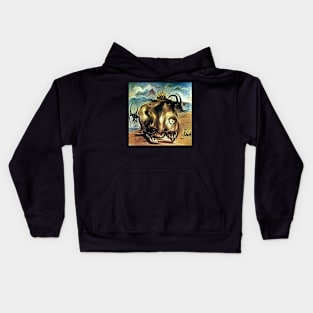 Abstract Sand Monster Kids Hoodie